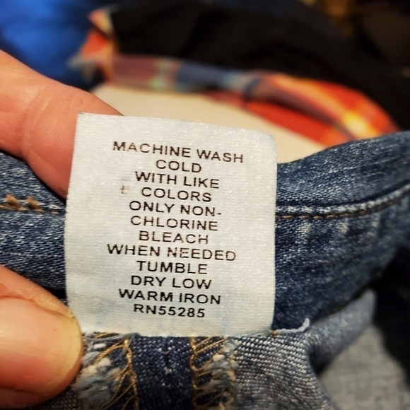 EXPRESS BLUES BLUE JEAN SHIRT - Picture 6 of 6